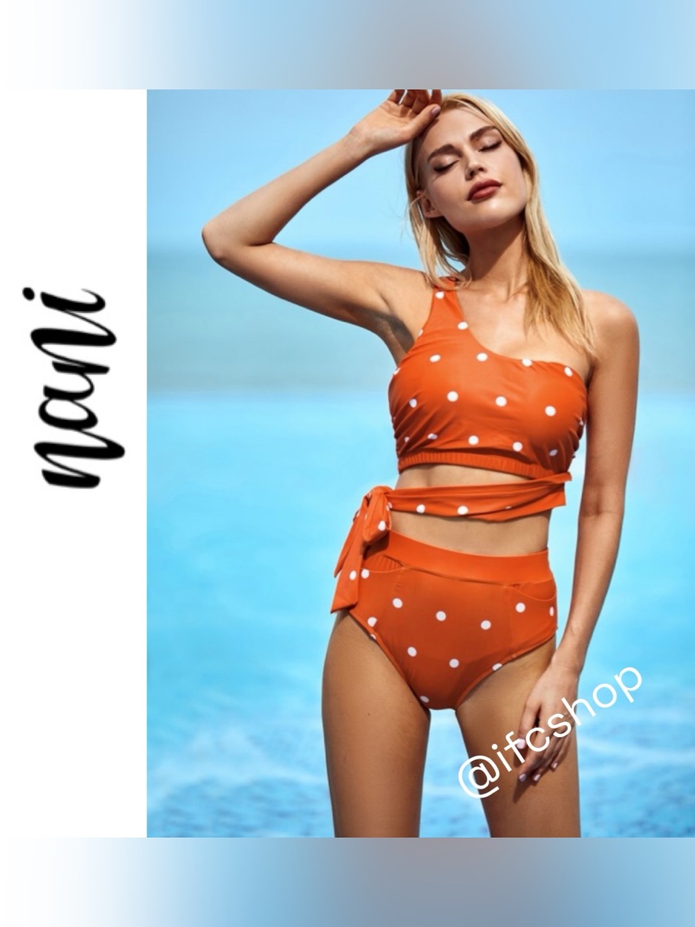 Nani Swimwear Polka Dot Two-Piece Swimsuit S